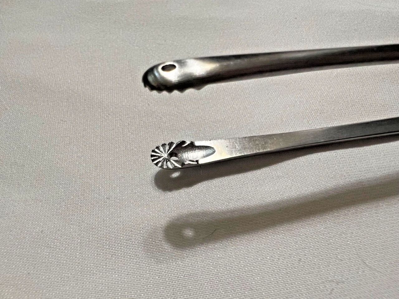 V. MUELLER SU2460-Z Mayo-Russian Tissue Forceps Radially Serrated Cup Tips 9" L — photo 4