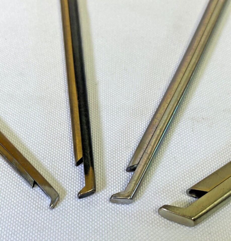 RUGGLES R&B 2-5mm x 40deg Up x 9" Ultra Coat Micro Kerrison Rongeur Set of 4 Micro Kerrison Rongeurs — photo 2