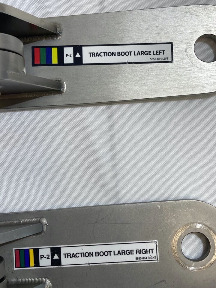 MIZUHO OSI 5855-864 P-2 Large Pair of Traction Boot Foot Plates L&R — photo 2