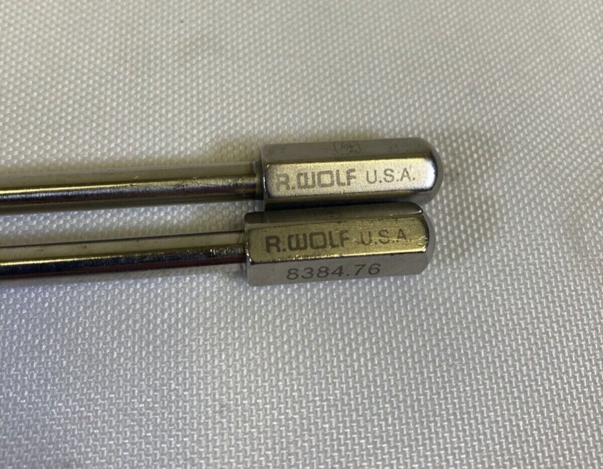 RICHARD WOLF 8384.76 & 8383.76 5mm x 34 & 45cm Graduated Tip Palpation Probes — photo 2