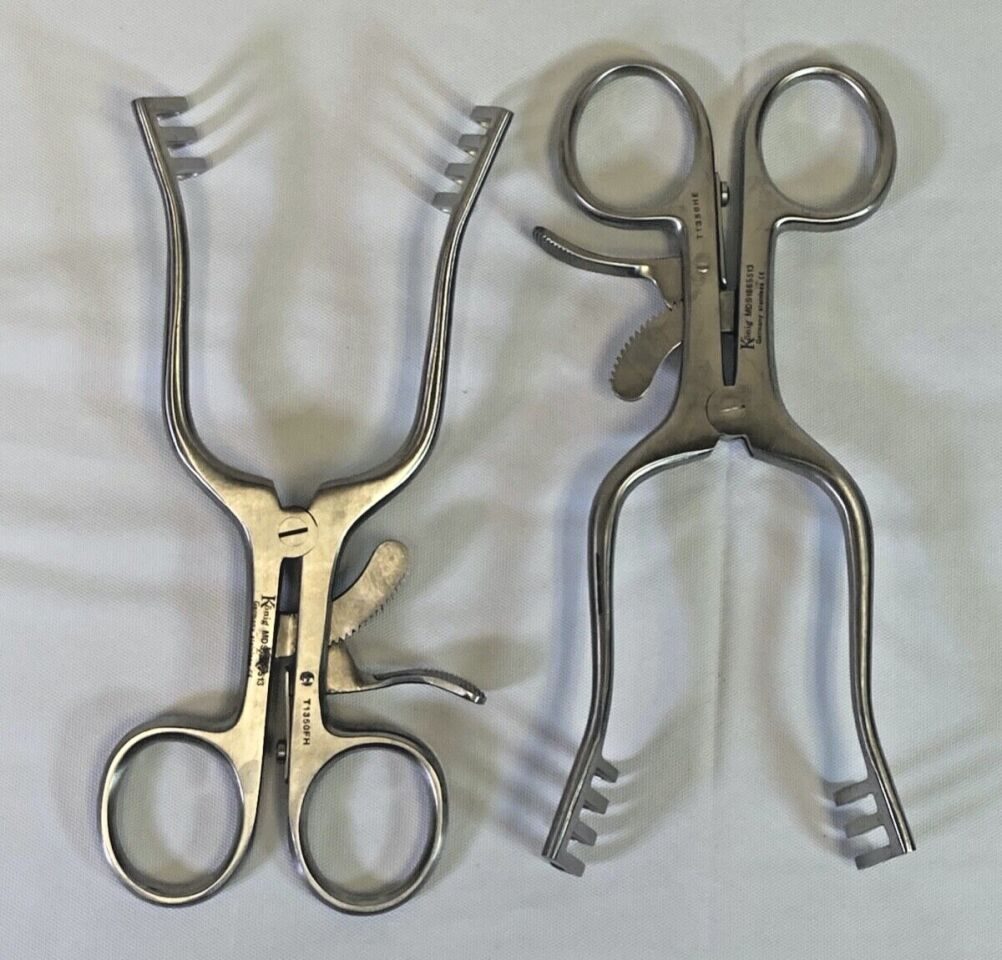 KONIG MDS1865513 Weitlander Blunt 3x4 Prong 5" Retractors Pair
