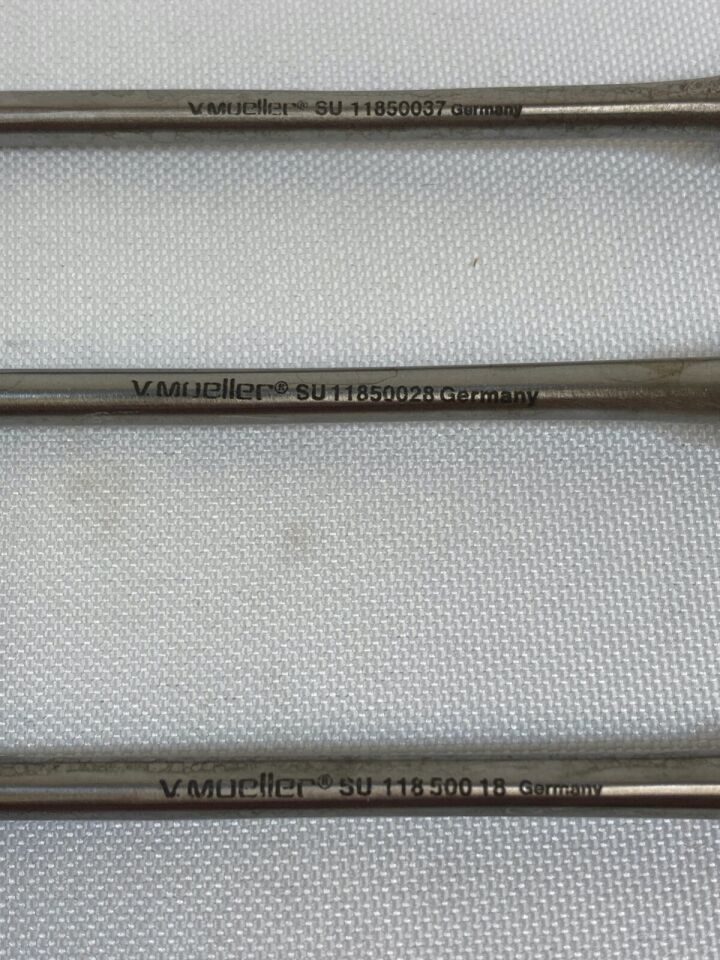 V. MUELLER  Set of 3 External Vein Strippers Orthopedic Cardiovascular — photo 2