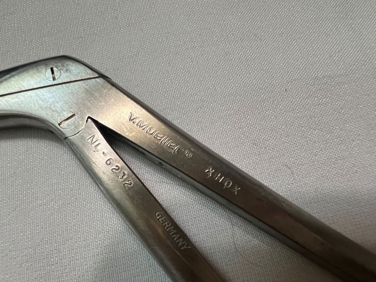 V. MUELLER NL-6232 Angled Up 3mm X 6" Length Neurology Rongeur — photo 5