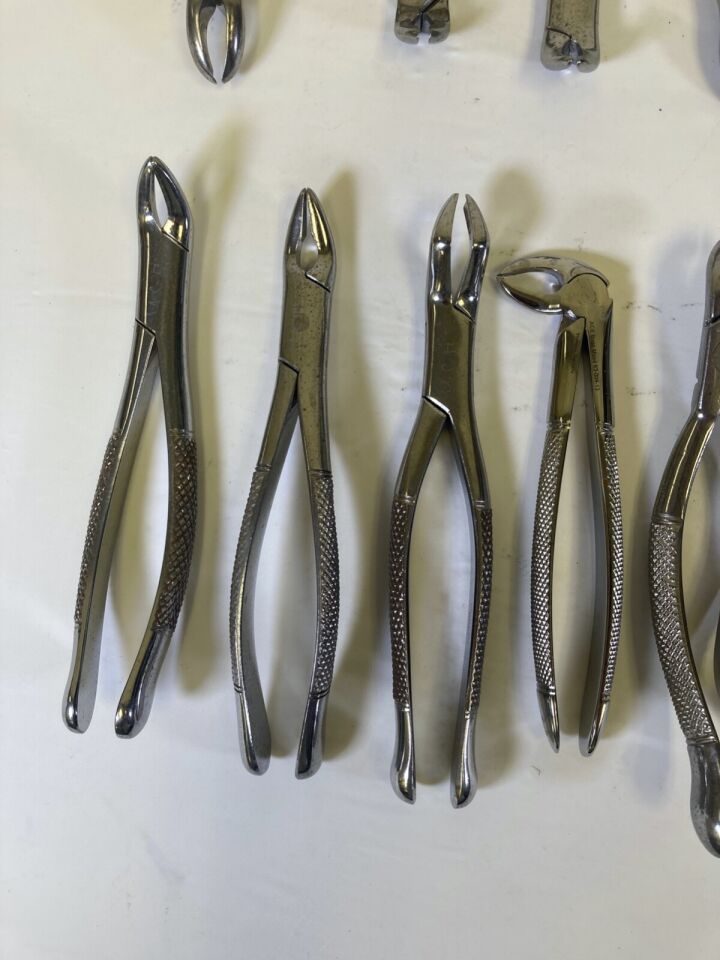 VARIOUS  Clev-Dent Premier Dental Extraction Forcep Set w/ Perforated Pan — photo 11