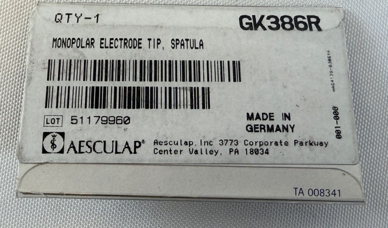 AESCULAP GK386R Tip Laparoscopic Monopolar Spatula Electrode — photo 4