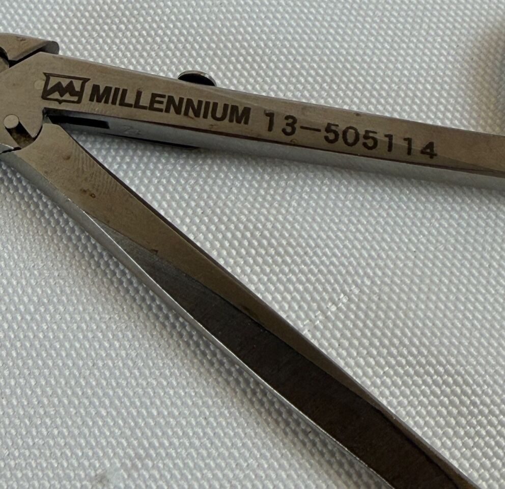 MILLENNIUM SURGICAL 13-505114 Jackson Laryngeal Biopsy Cup Forcep 2mm Upbite ENT — photo 2
