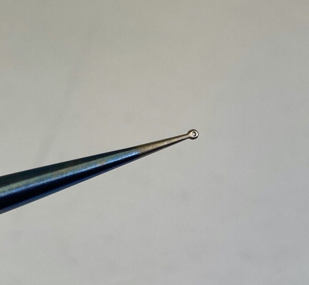 SCANLAN 3003-164 Titanium Micro Forceps Platform Ring Diamond Dust 1mm Tips 6in — photo 8