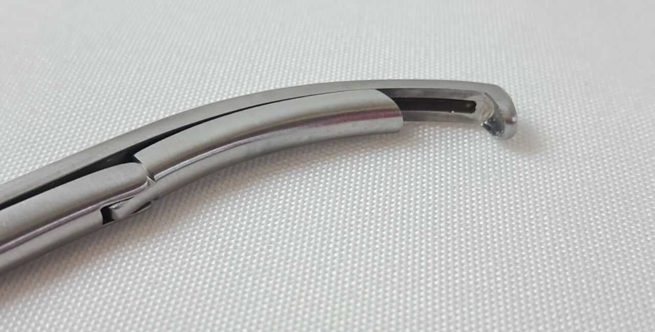V. MUELLER L-0302 Neuro/Spine VINO Rongeur 4mm, Curved, Up, 70 Deg. — photo 5
