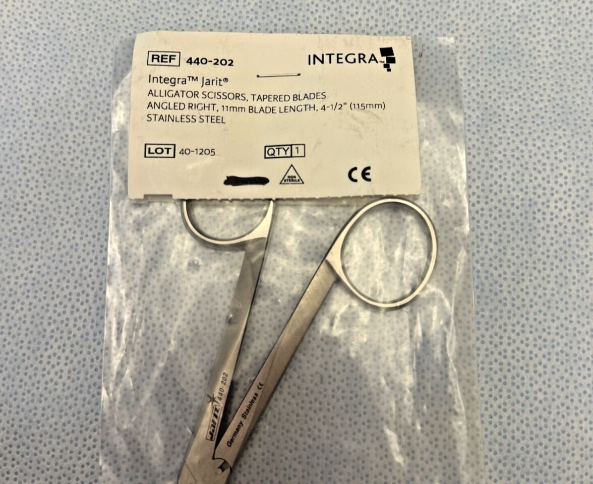 JARIT 440-202 Nasal Alligator Scissor Tapered Blade Right WL 4-1/2" — photo 7