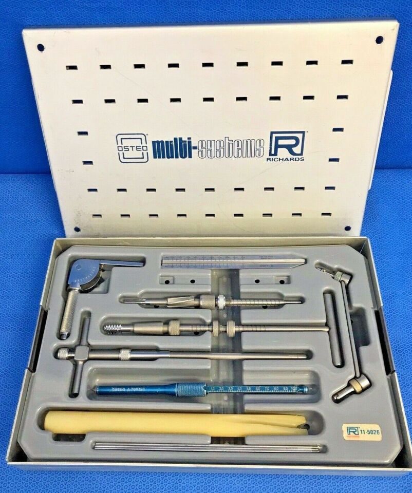 RICHARDS OSTEO 11-5026 Multi-Systems Instrument Set w/ Case — photo 1