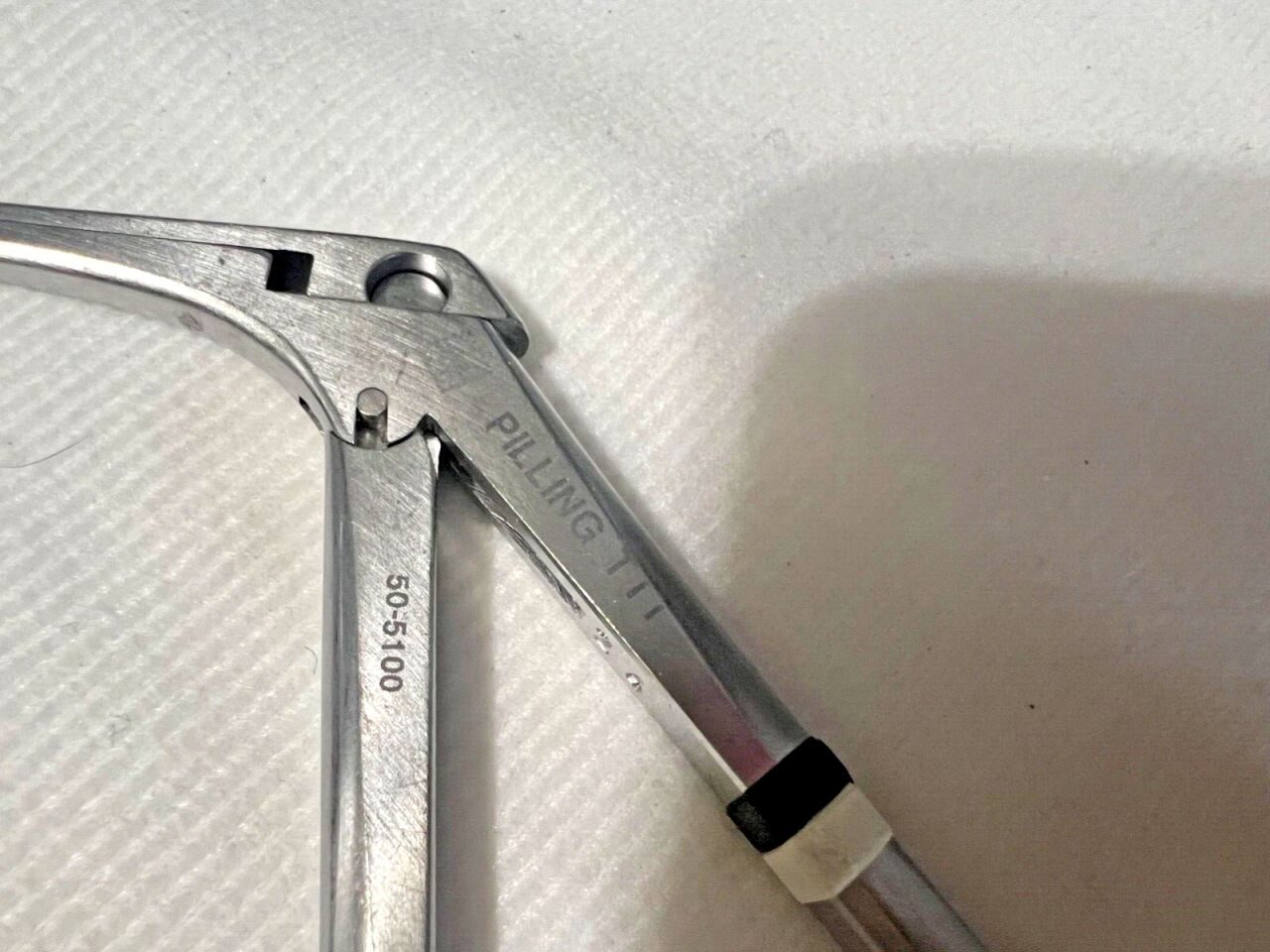 PILLING 50-5100 Jackson Laryngeal Cup Forceps Straight 4mm X 28cm — photo 5