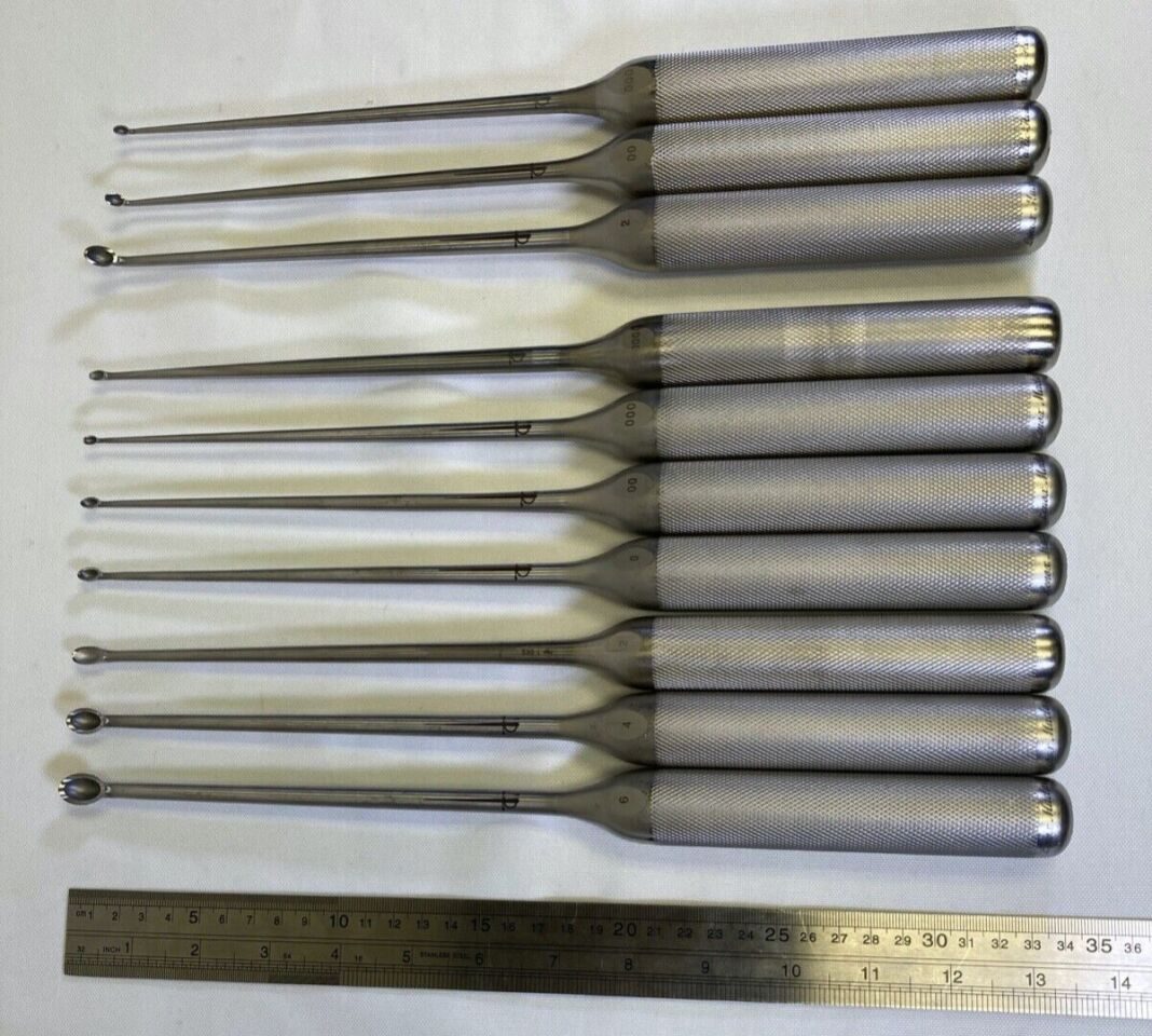 LENOX MACLAREN Wallie Heinig of 10 13.5" Straight & Forward Angled Curette Set — photo 10