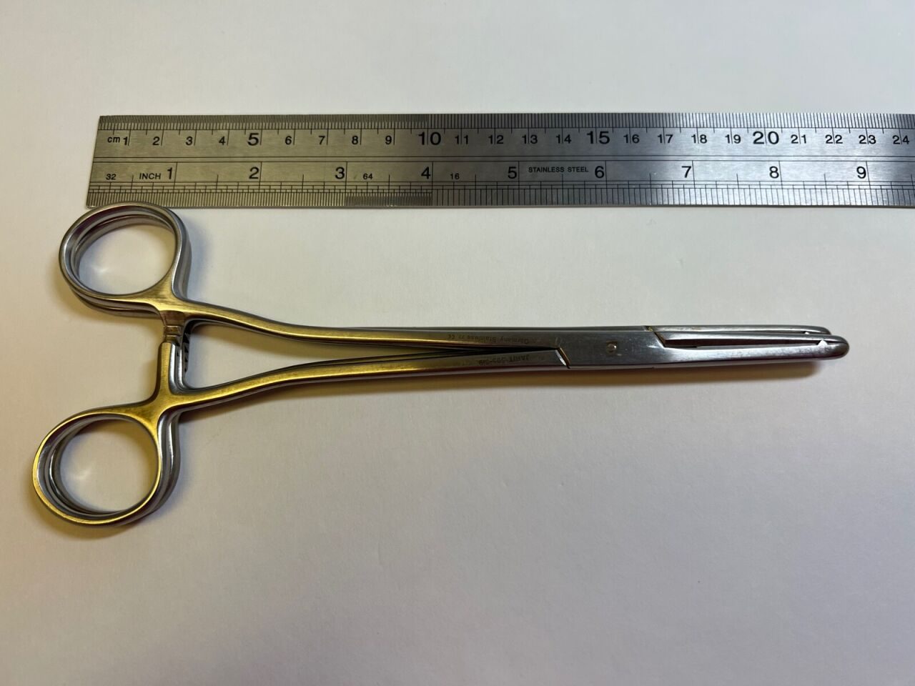 JARIT 505-319 Heaney-Ballentine Hysterectomy Forceps 8-3/8" - Lot of 2 — photo 4