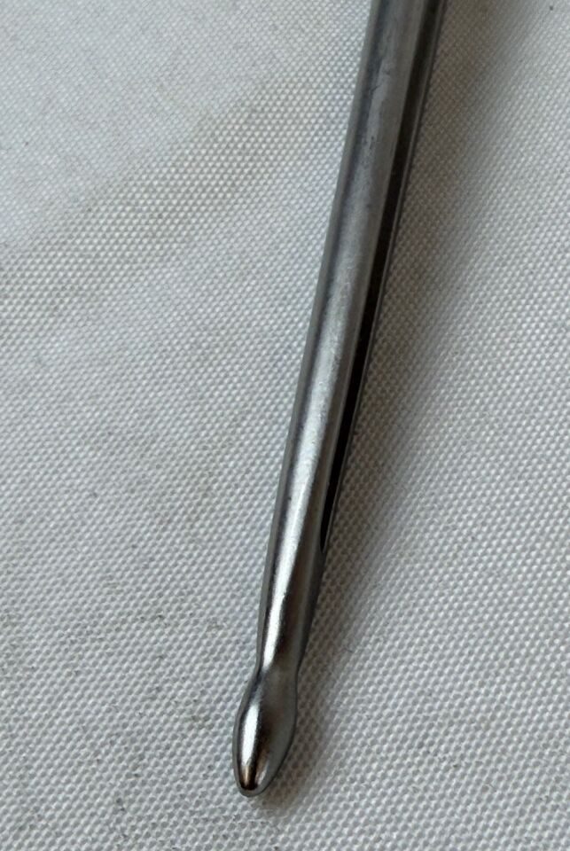 SONTEC 516-506 Teales Gorget Speculum Tapered 1/2 Moon-Probe End 4.75" Shaft 4" — photo 5