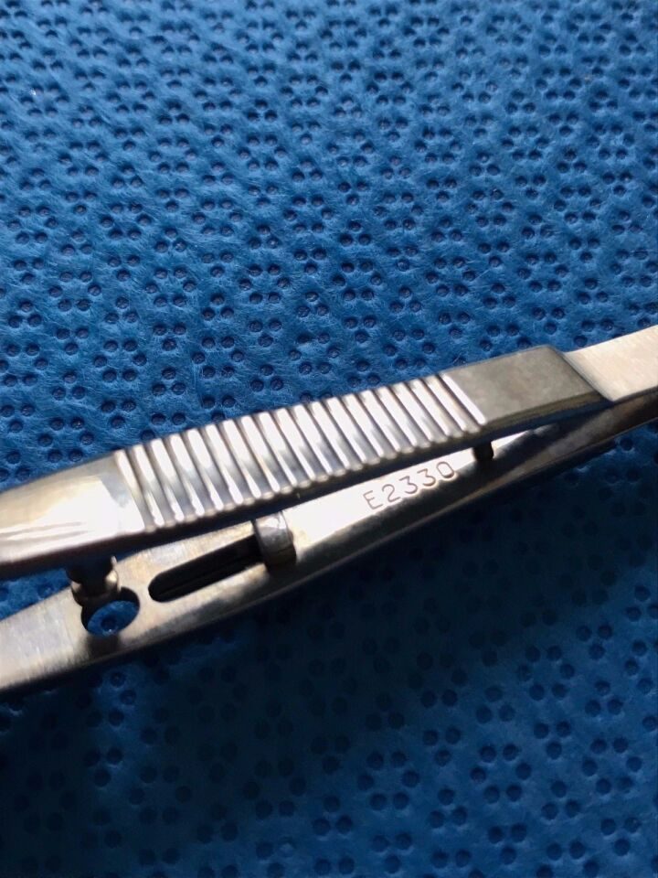 STORZ E-2330 Jameson Muscle Forceps Left w/ Lock Ophthalmology ENT — photo 7