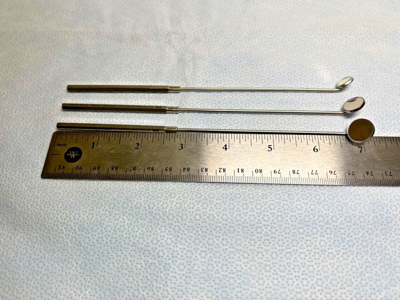 INTEGRA 3734049, 3734050, 3734051 ENT Surgical Laryngeal Mirrors (Set of 3) — photo 4