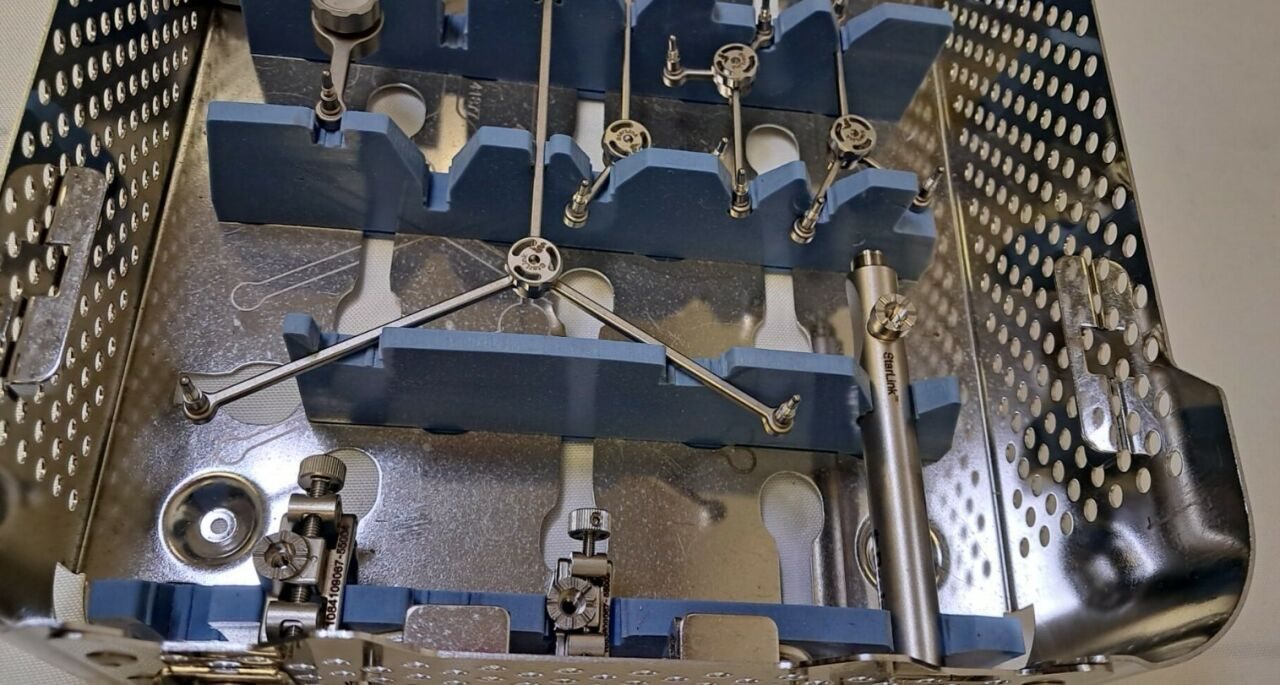 BRAINLAB Various Spine Navigated Surgical Instrument Set w/ Tray — photo 3