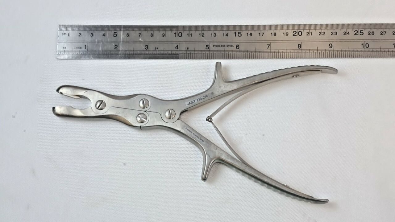 JARIT 230-230 Stille Luer Rongeur 10mm Bite, Straight, 8-3/4" — photo 5