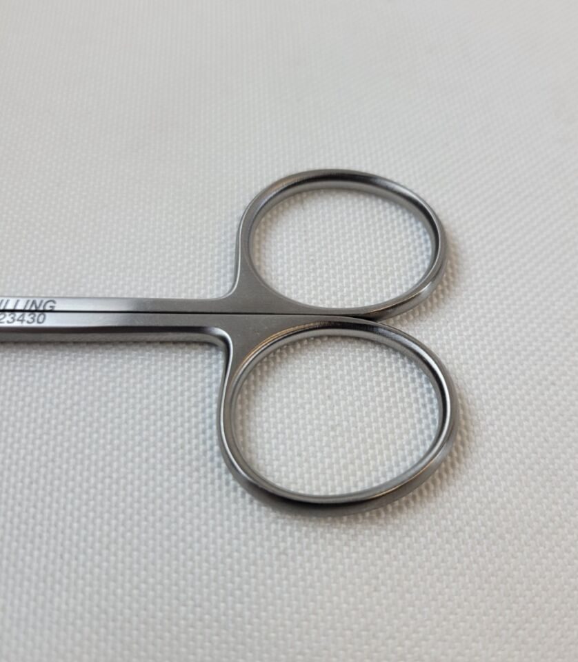 PILLING 423430 Miniature Eye Scissors Curved Blades 3-1/2" Ophthalmic — photo 3