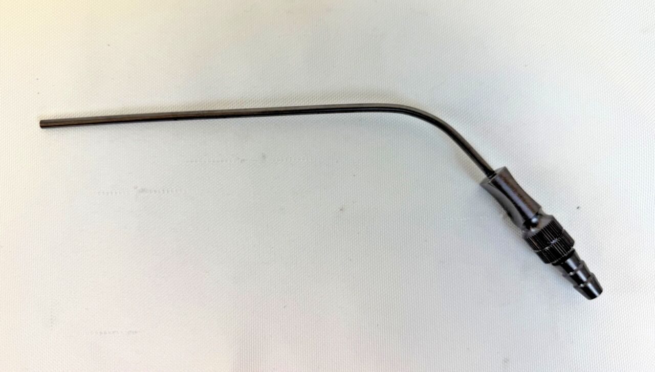 STEALTH SURGICAL SS1671645E MIS Suction Tube 10Fr x 5.5" WL Thumb Hole Ebonized