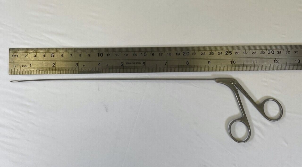 KARL STORZ 8591AM Kleinsasser Mini Forceps 1mm Cup Jaws Straight 23cm — photo 9