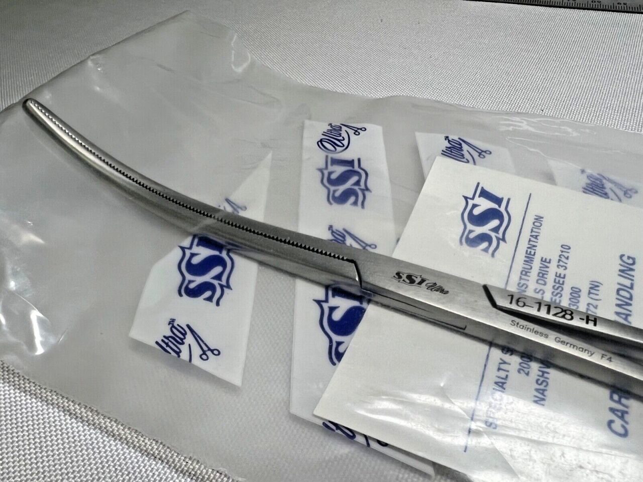 SSI ULTRA 16-1128-H Rochester-Pean Hemostatic Forceps, Curved, 12" Length — photo 3