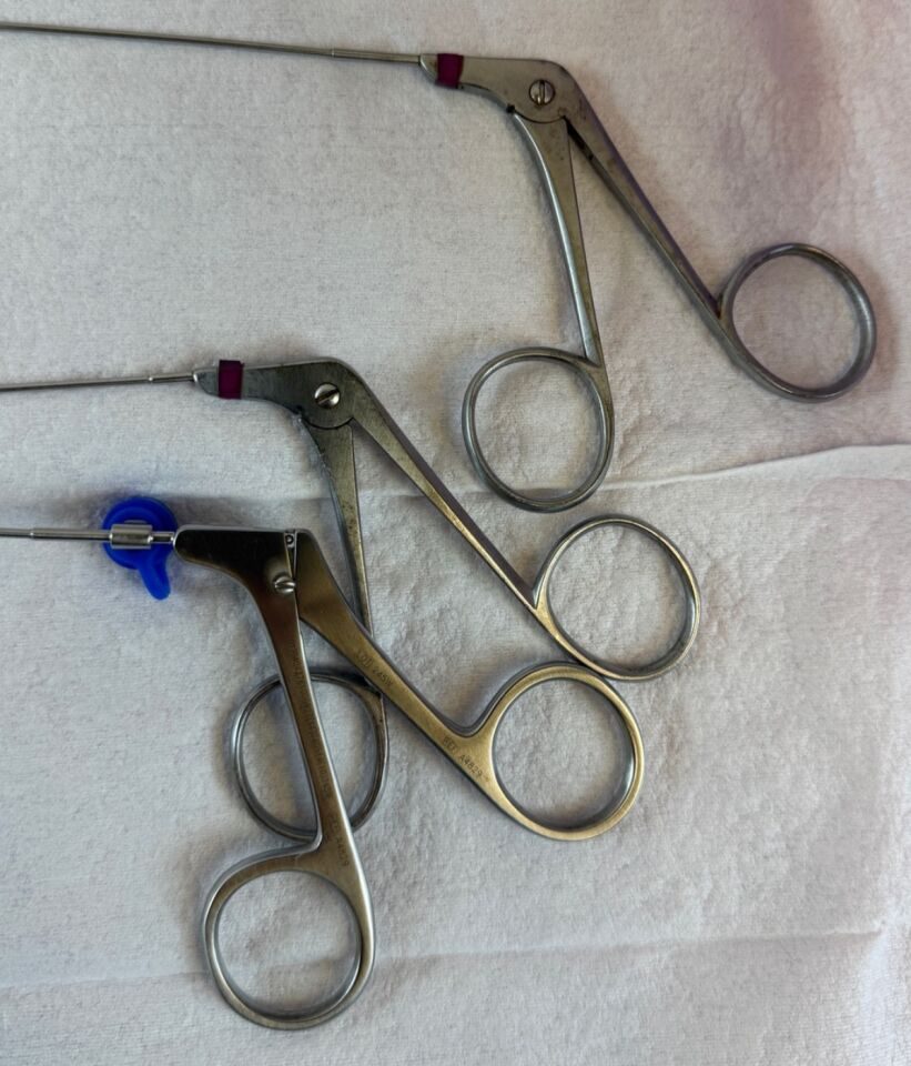 OLYMPUS Set of 3 7Fr Hysteroscope Forceps Punch Grasper Scissor OBGYN — photo 6