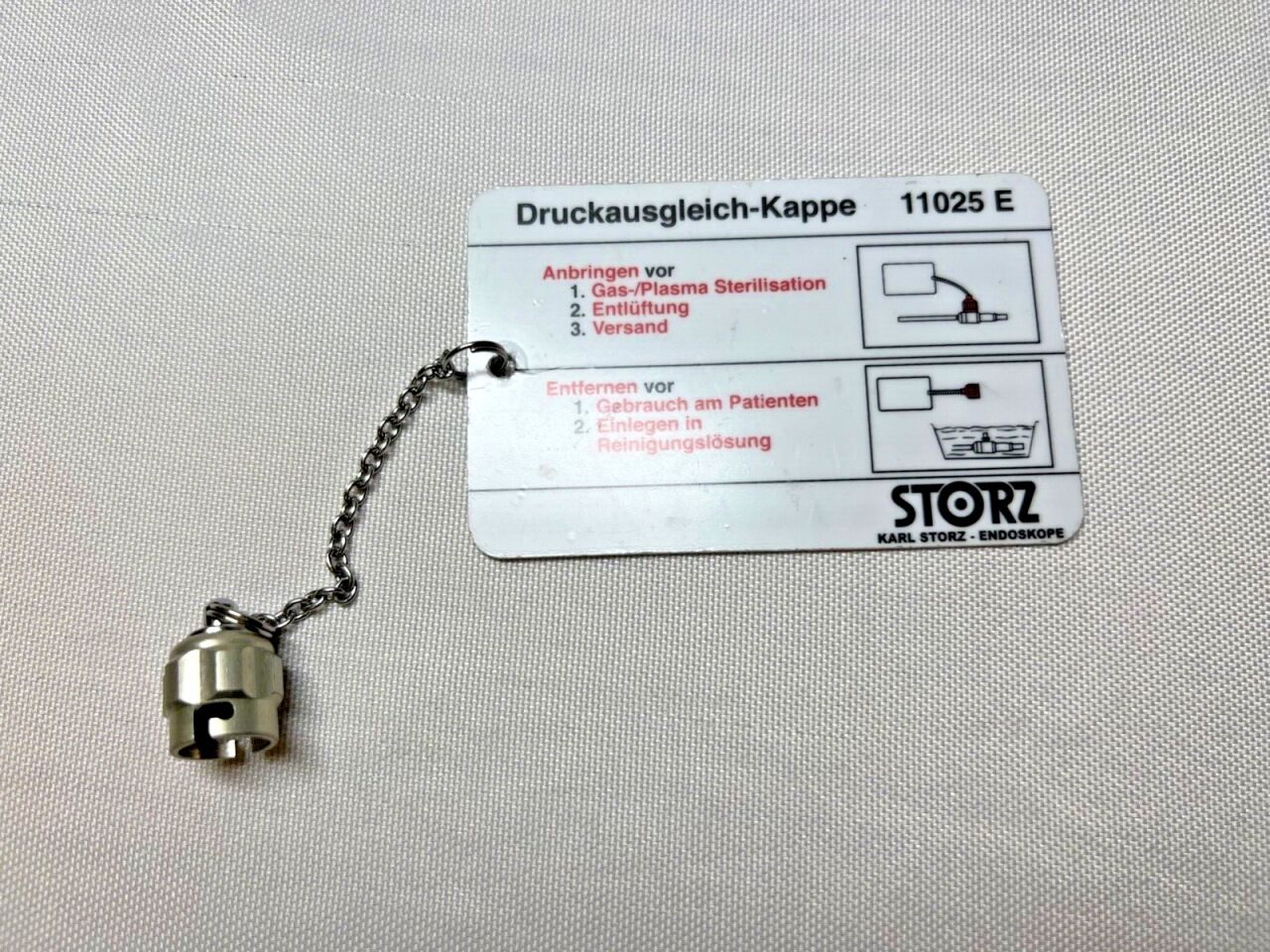 KARL STORZ 11025E Pressure Compensation Cap