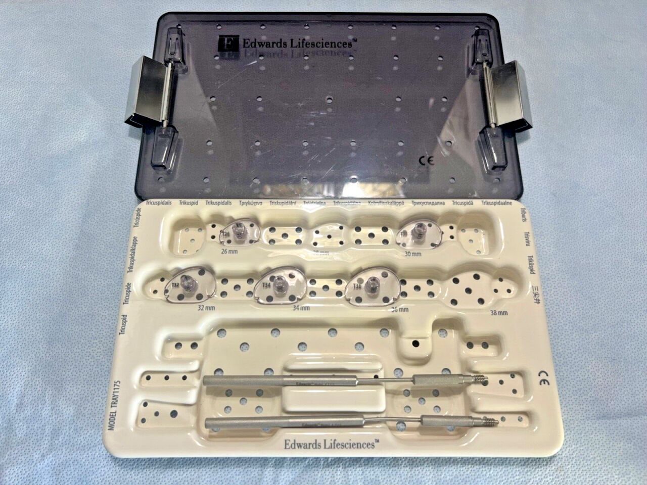 EDWARD LIFE SCIENCES 1175 Tricuspid Sizers Set w/ Tray — photo 1