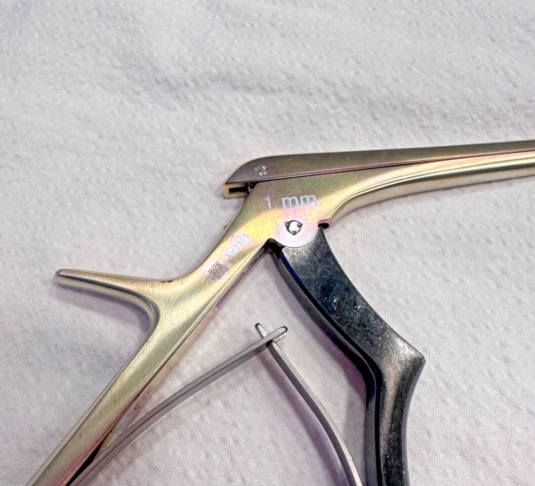 RUGGLES INTEGRA RB5860 Kerrison Rongeur 7" Ultra-Coat Micro Angled Up 40deg — photo 6