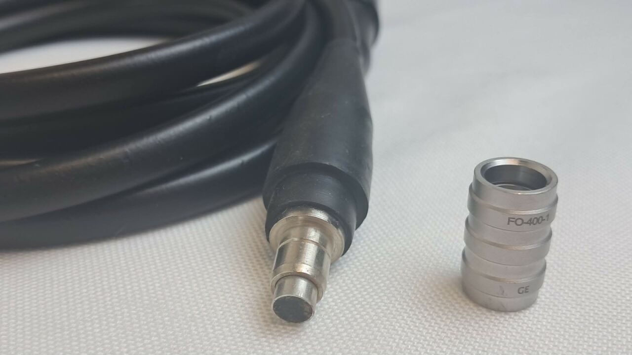ACMI FO400-5A Fiber Optic Light Cable 6ft Snap-On Connector — photo 3