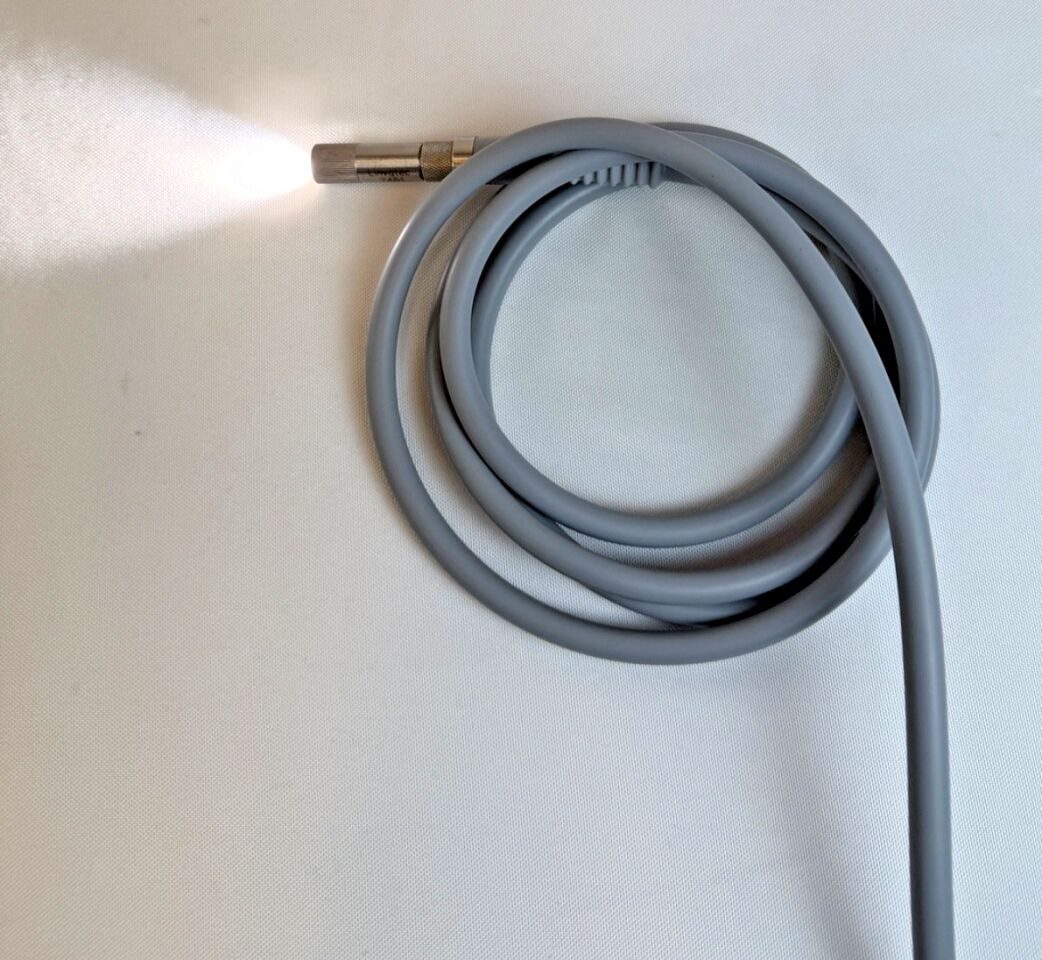 CONMED C3278 Fiber Optic Light Cable 5mm x 10Ft Autoclavable w/ Adapter — photo 1