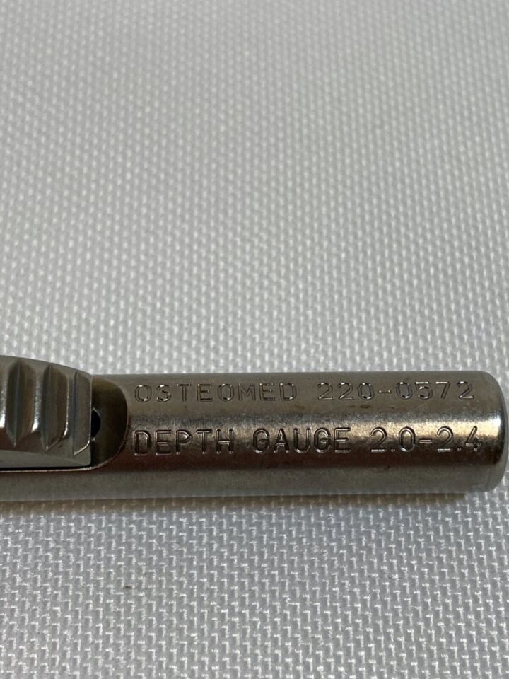 OSTEOMED 220-0572 Depth Gauge for M4/M3-X/Mandible Maxillofacial Trauma — photo 2