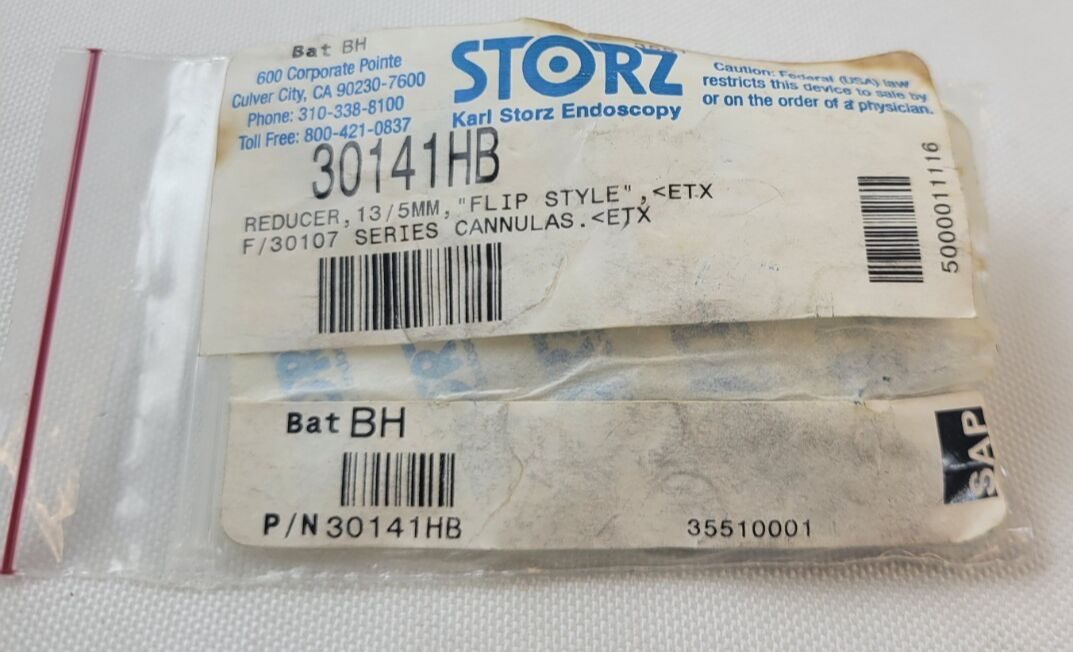 KARL STORZ 30141HB Laparoscopic Cannula Flip Style Reducer 13/5 mm — photo 8