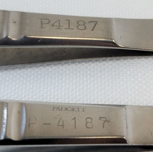 PADGETT P4187 Extra Fine Dressing Forceps Straight 5-5/8" — photo 4