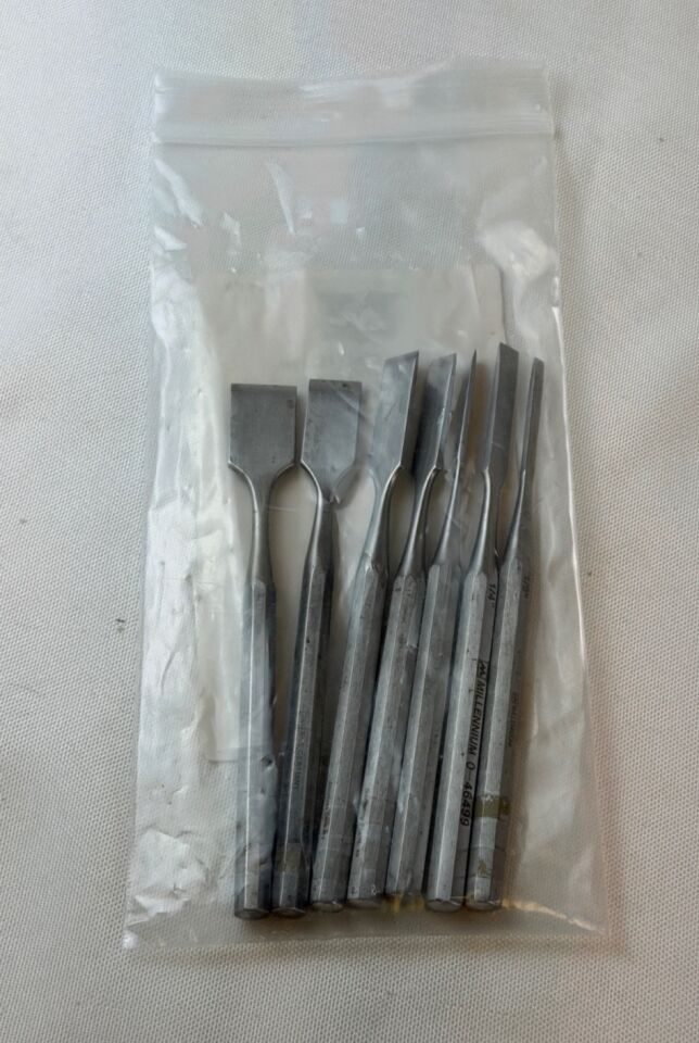 MILLENNIUM SURGICAL 1/8" - 5/8" Set of 7 Hoke Osteotomes — photo 8