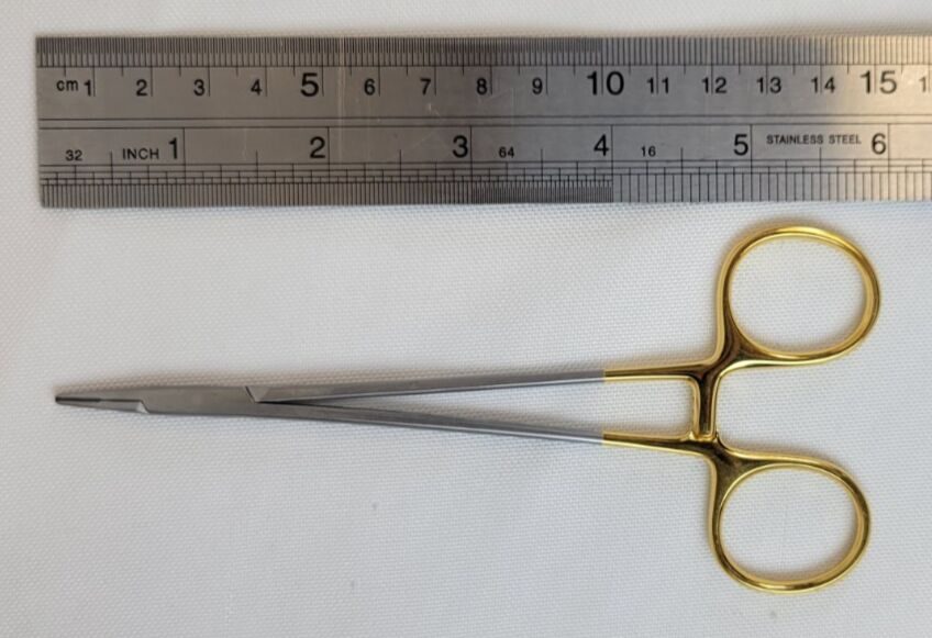 SYMMETRY 36-3007 Ryder Needle Holder, Smooth Jaw w/ Tungsten Carbide Inserts, 6" — photo 8
