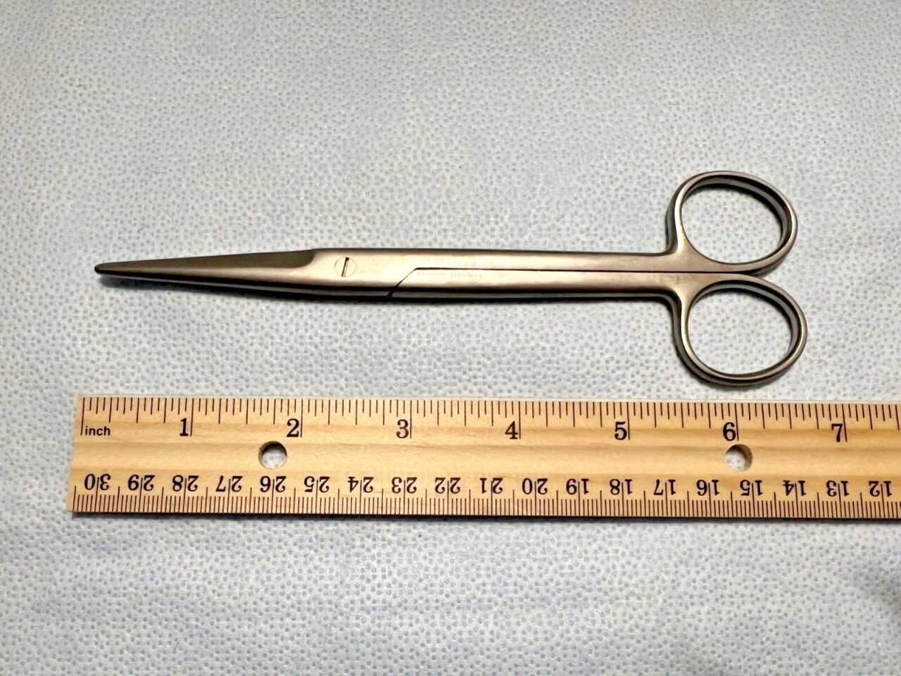 JARIT 099-210 Straight Mayo Scissor Beveled Blade, 3.7mm Tips X 6-3/4" Length — photo 4