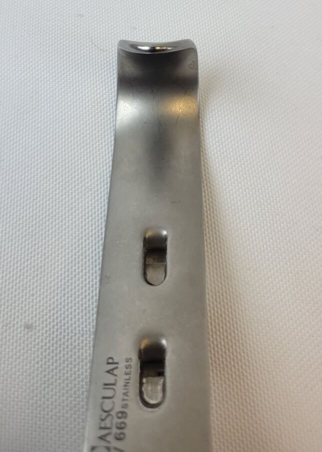 AESCULAP BV668 BV669 BV670 Kirschner Abdominal Retractor Blades - Set of 3 — photo 17
