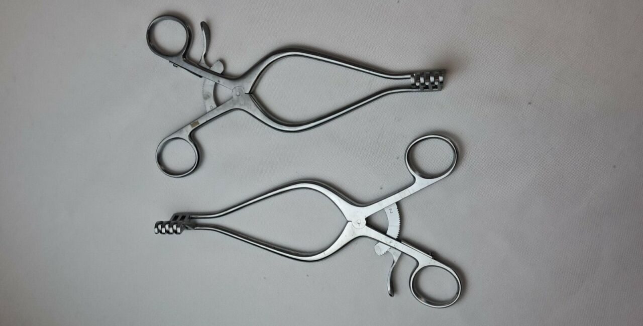 MILLENNIUM 1-615 Lot of 2 Weitlaner Retractor 8" 3x4, Blunt — photo 4