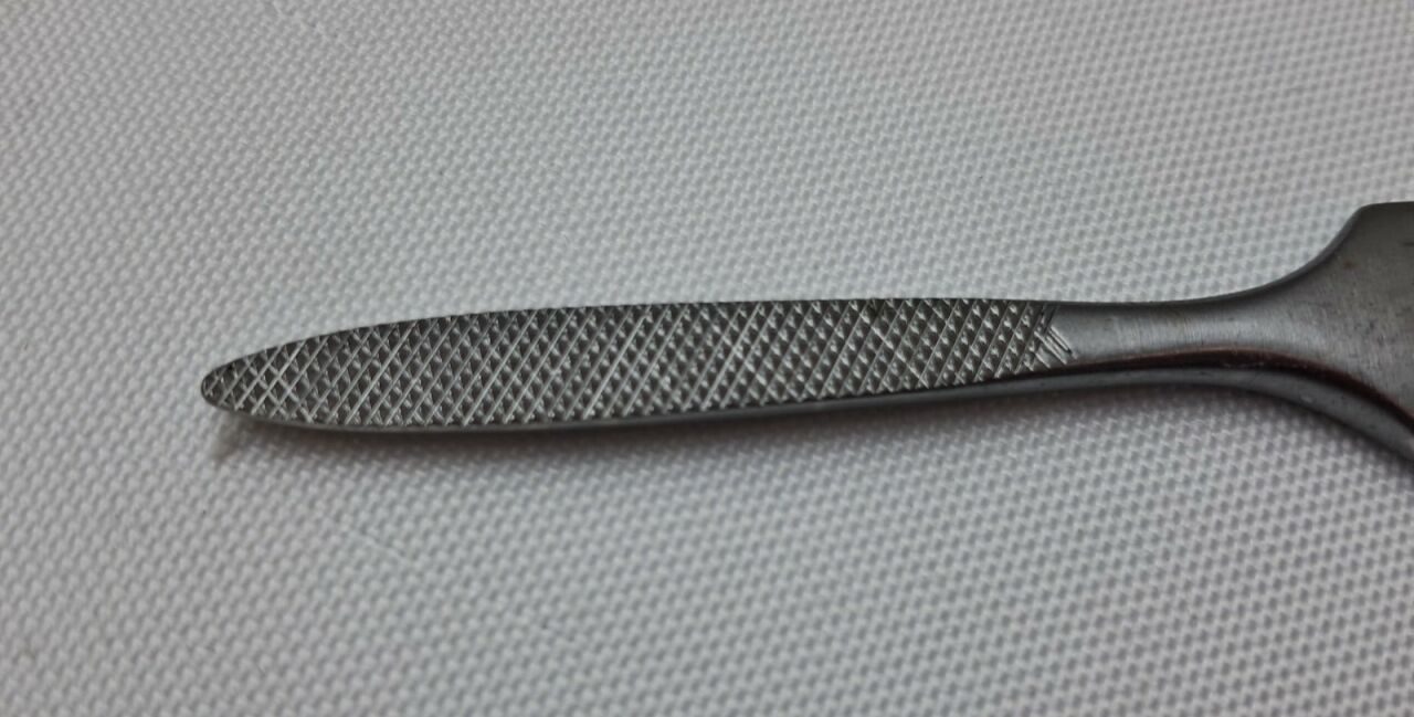 AESCULAP OL401R Joseph Bone Rasp, Straight, Serrated, 7.5mm, 165mm — photo 5