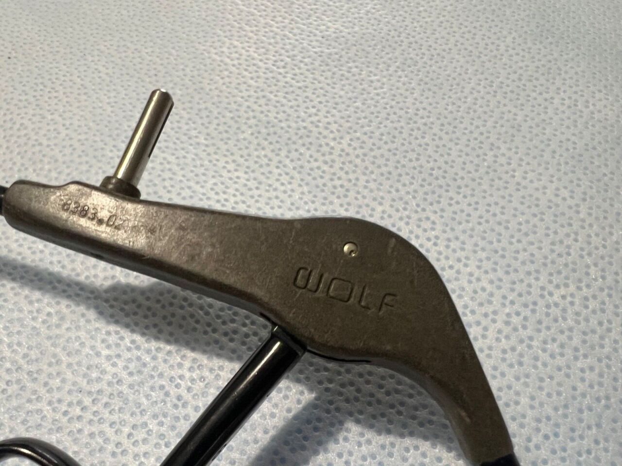 R. WOLF 8383.02 5mm x 33cm Monopolar Laparoscopic Hook Scissors Forcep — photo 5