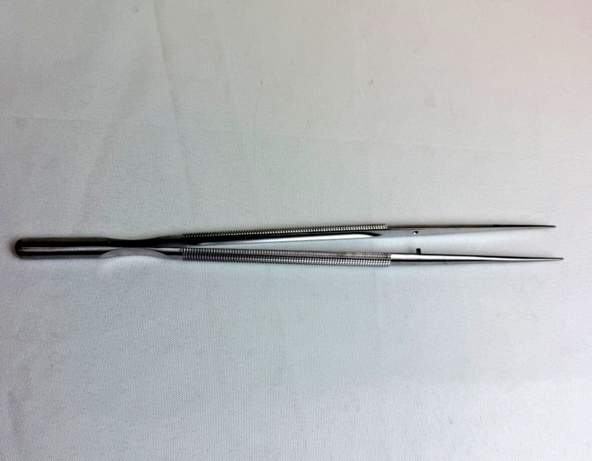 SYMMETRY 55-9062 Micro Forceps, Straight, 1mm, 9" — photo 1