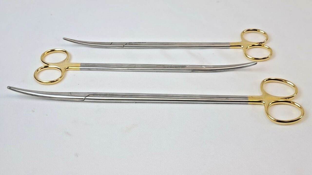 JARIT 101-267 101-276 101-270 Carb-Edge Metzenbaum-Nelson Scissors Set