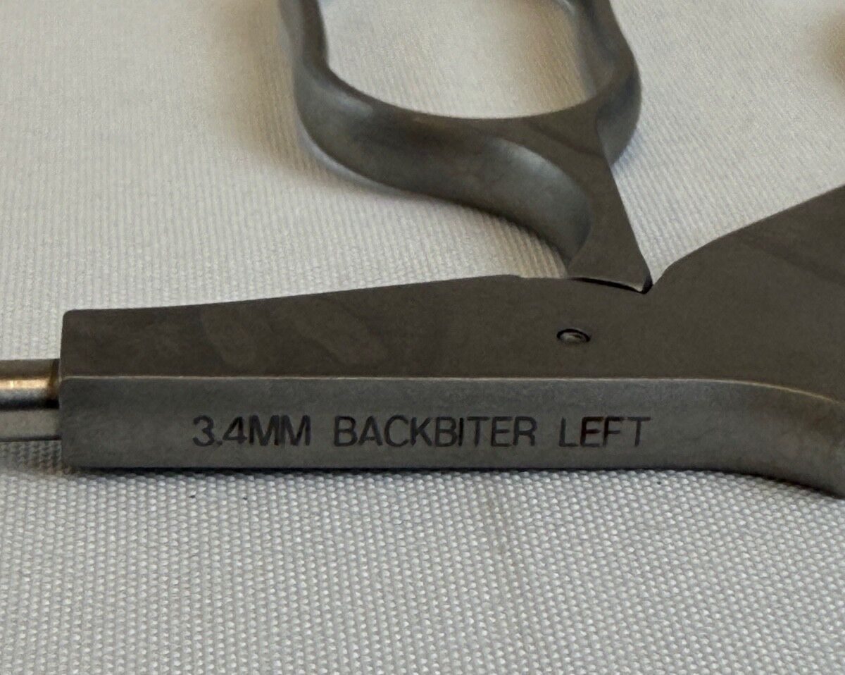ARTHROTEK 902153 3.4mm Backbiter Left 125mm Arthroscopy Punch — photo 4