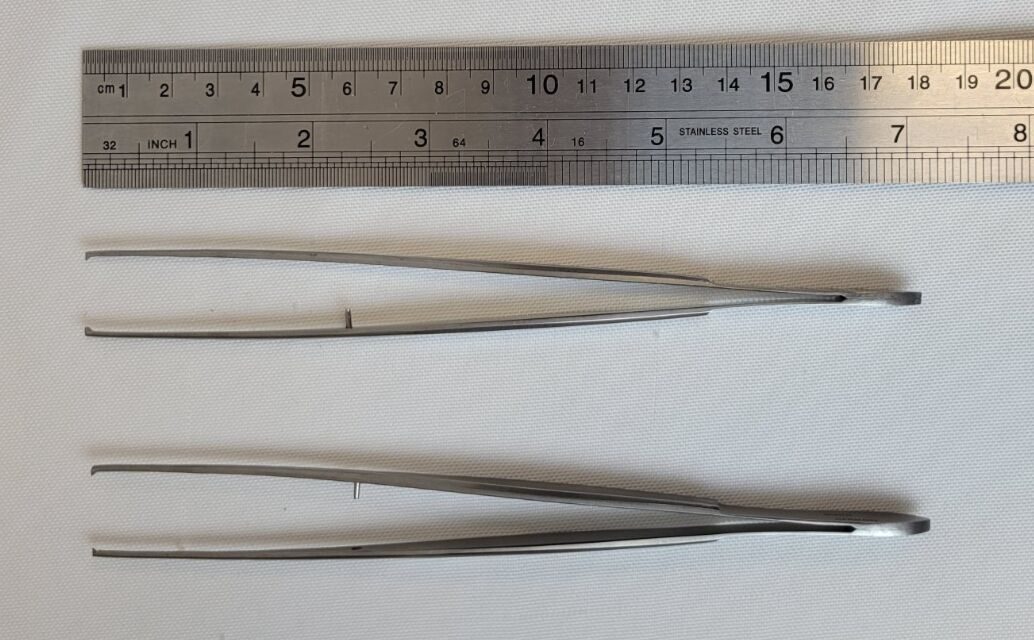 AESCULAP MD463 Cushing Tissue Forceps, 1 x 2 Teeth, 7" Length Set of 2 — photo 7