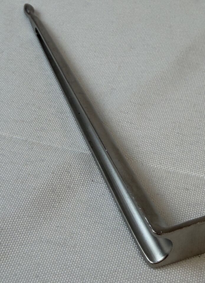 SONTEC 516-506 Teales Gorget Speculum Tapered 1/2 Moon-Probe End 4.75" Shaft 4" — photo 4