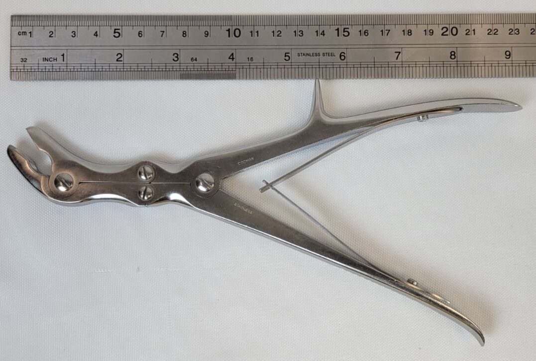 CODMAN  Stille-Luer Rongeur Curved Jaws 9" Double Action — photo 6