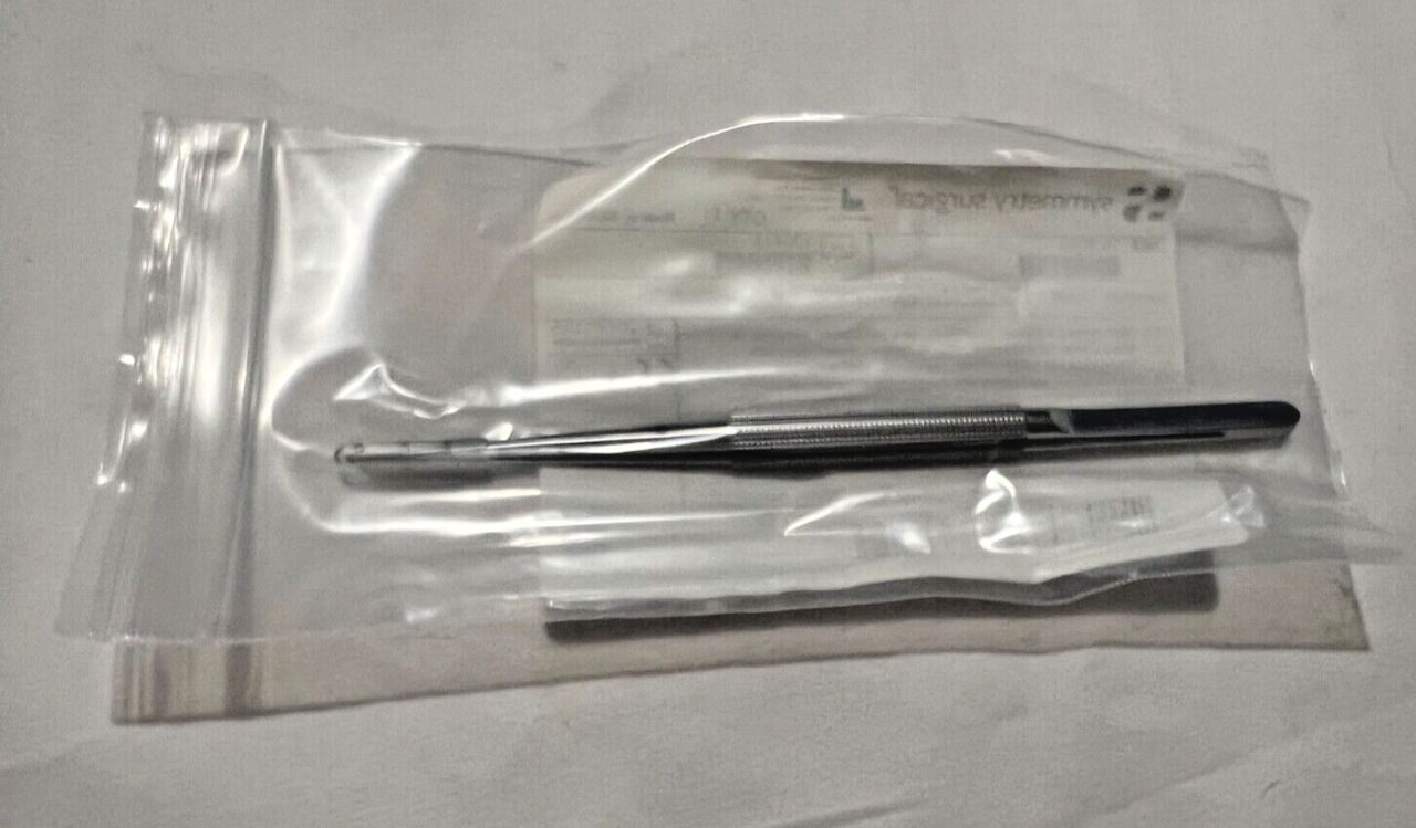 SYMMETRY SURGICAL 55-9055 Micro Ring Tip Forceps 1mm Tips X 7.5" Length — photo 1