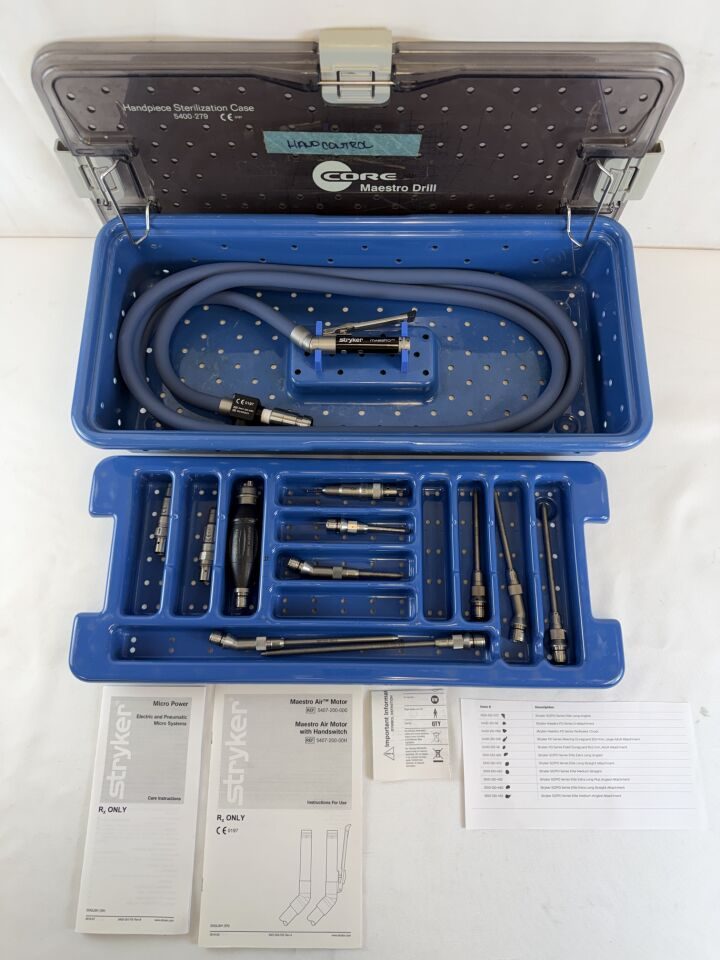 STRYKER 5407-200-00H  Maestro Air Set w/ 11 Attachments